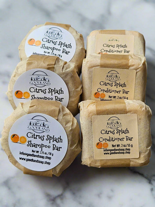 Citrus Splash Shampoo Bar - GOODLAND™ Soap & Body Products