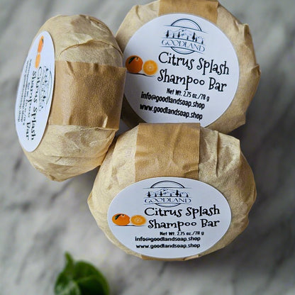 Citrus Splash Shampoo Bar - GOODLAND™ Soap & Body Products