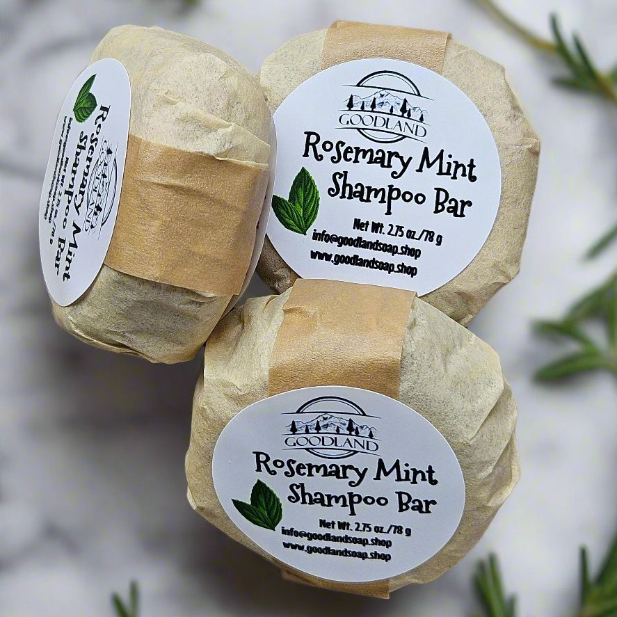 Rosemary Mint Shampoo Bar - GOODLAND™ Soap & Body Products